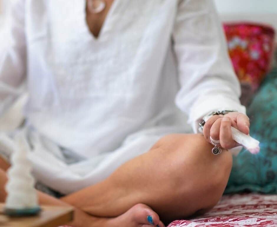 Bâton de massage en pierre